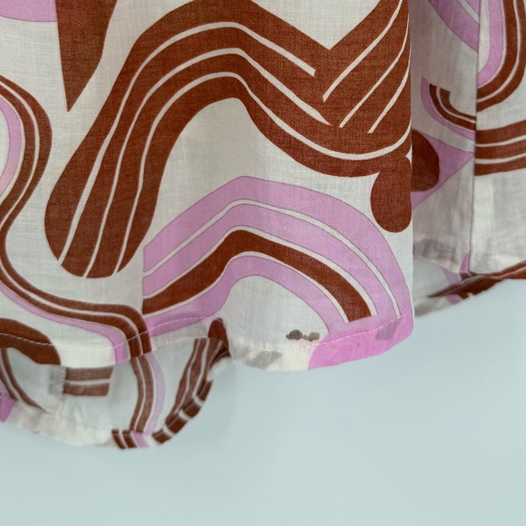 Anthropologie ASTR the Label Suzy Back Cutout Mini Dress in Multi Print | Small - Picture 8 of 9